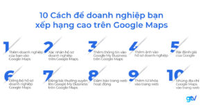10 cach xep hang cao tren google map