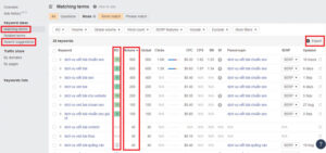 ahref export tu khoa 1