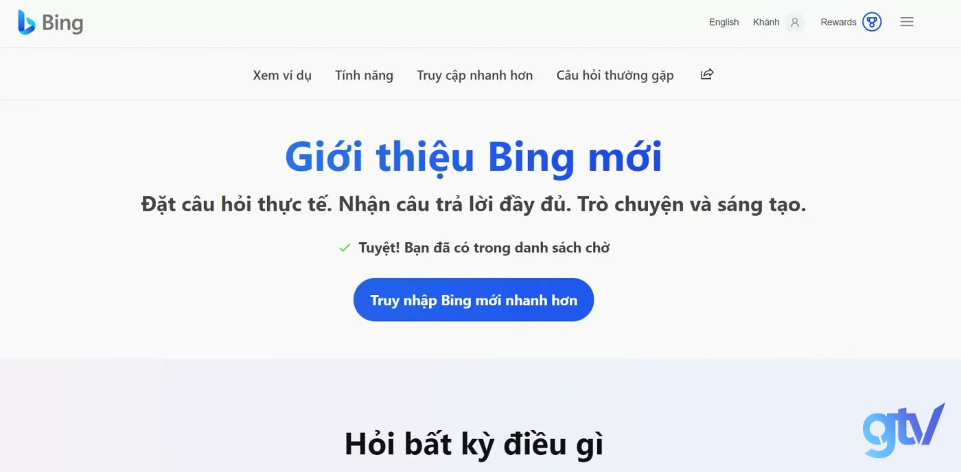 Bước 4 cài đặt bing ai chat
