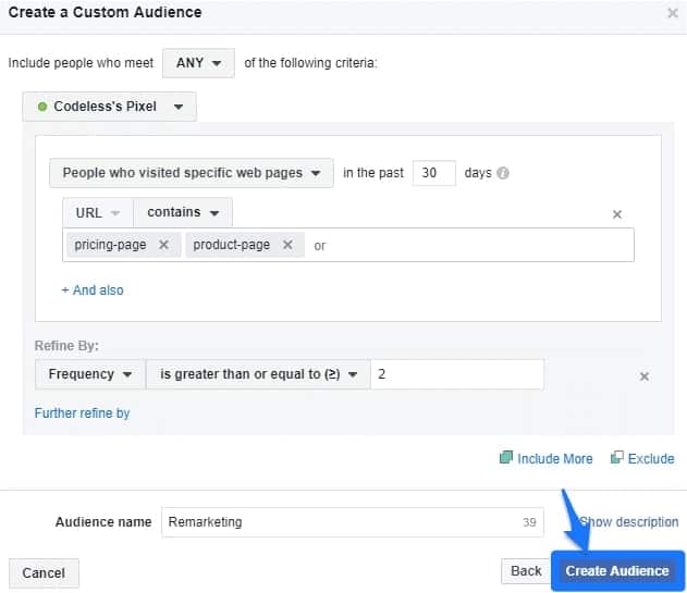 cách remarketing facebook
