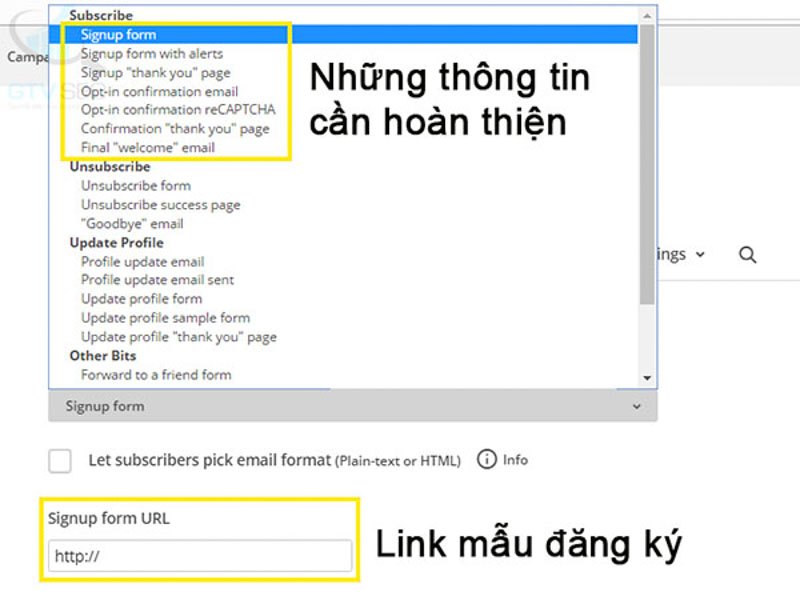 cách dùng mailchimp, Kinh tế kinh doanh