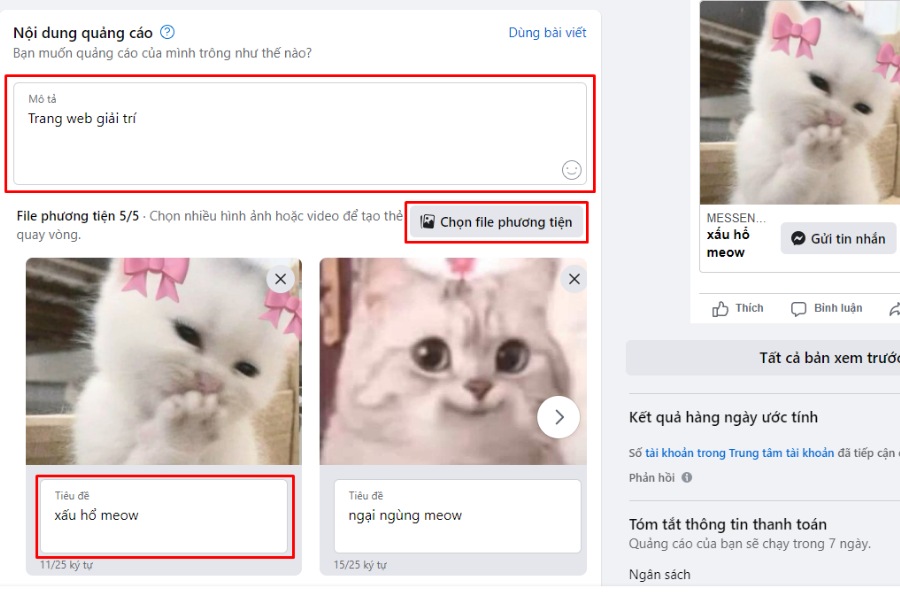 chọn file phương tiện