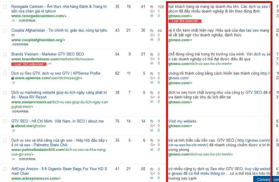 Contextual link GTV SEO