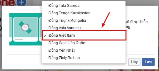 cửa hàng trên fanpage