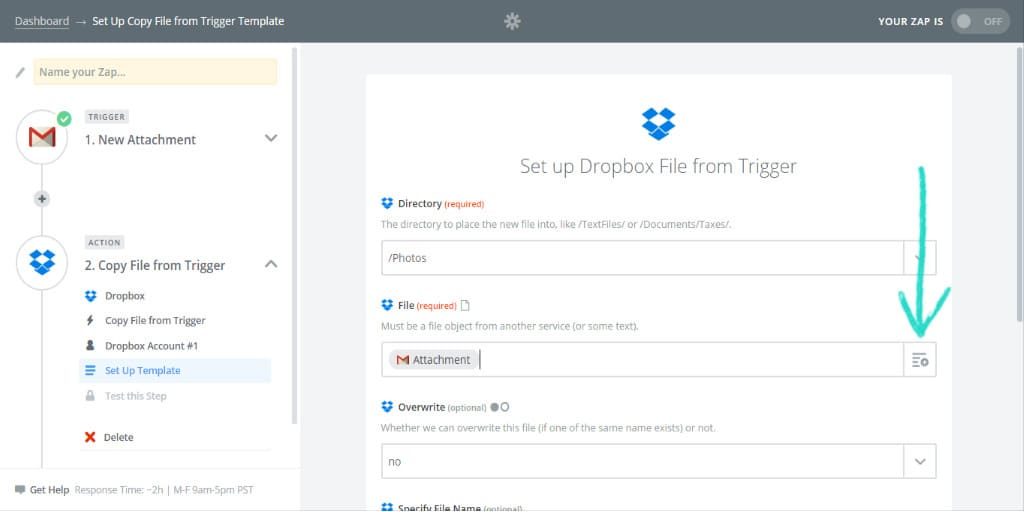 hướng dẫn sử dụng phần mềm zapier đặt tên cho action