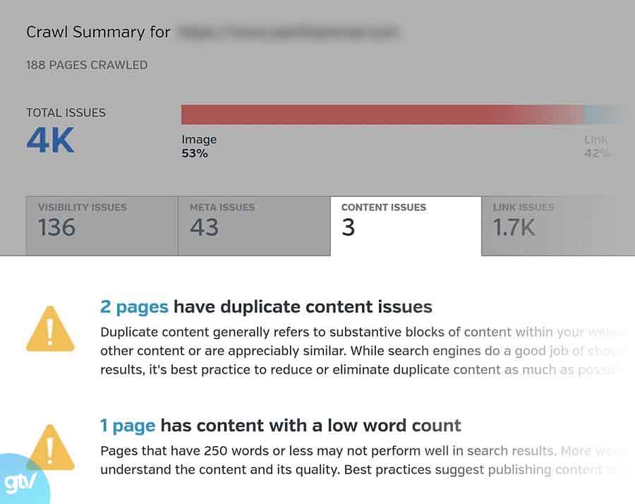Công cụ Raven - Nội dung trùng lặp dung seo audit tool de tim loi duplicate content