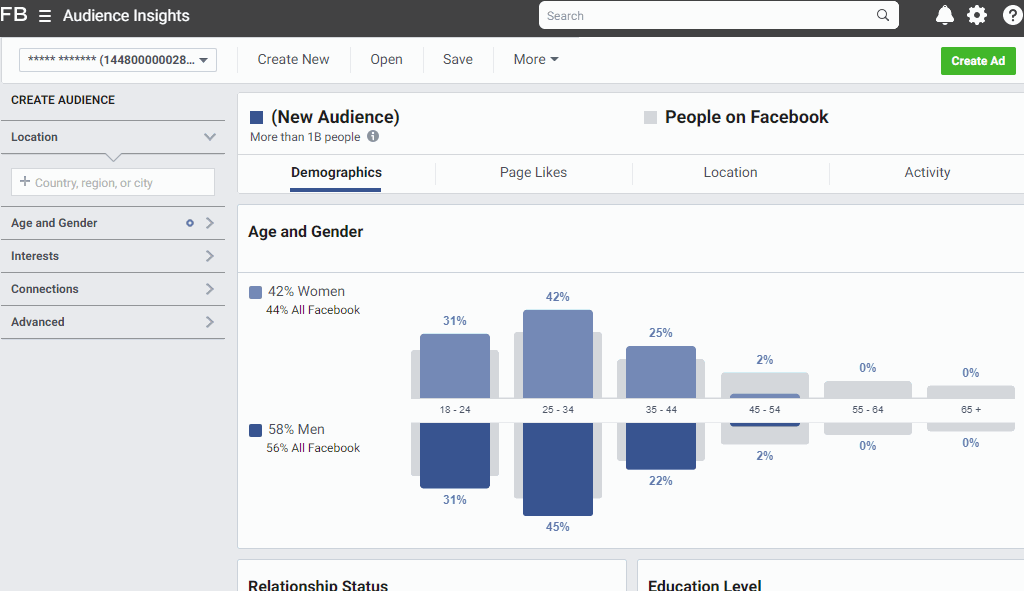 Facebook Audience Insight
