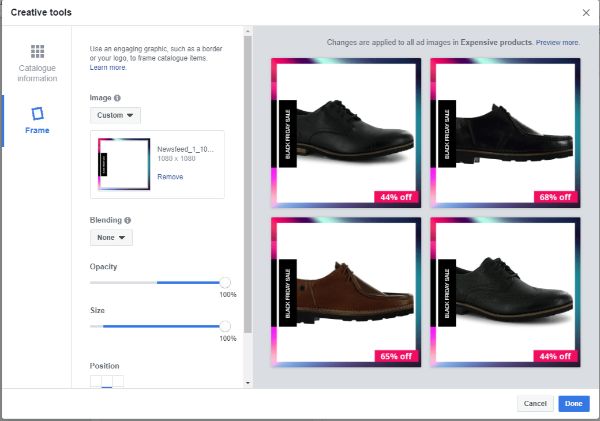 facebook dynamic product ads
