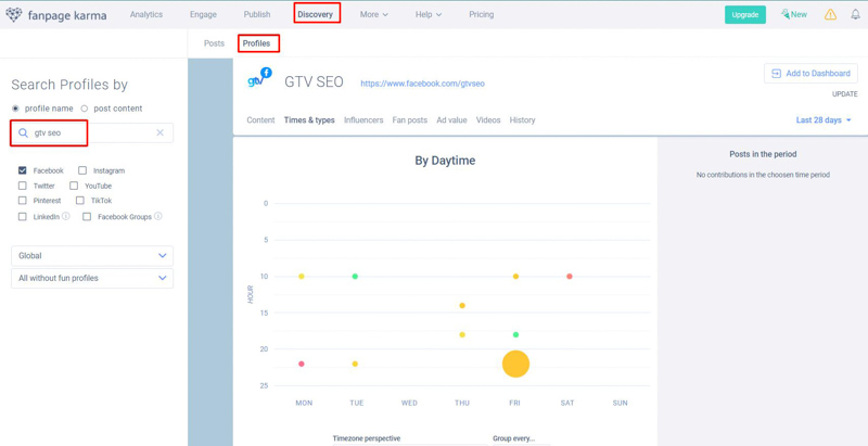 Discovery Fanpage Karma