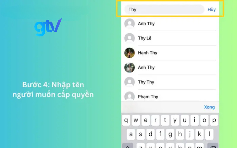 Chọn người muốn thêm admin cho fanpage Facebook