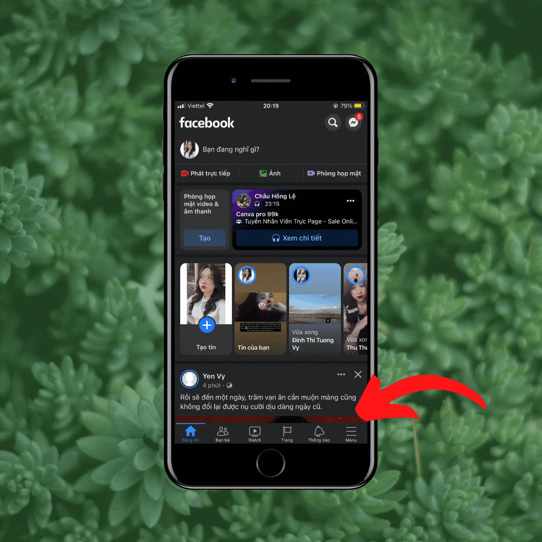 Hướng dẫn bước 1 cách xoá Fanpage trên điện thoại