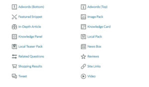 16 Loại SERP Feature thường xuất hiện trên trang kết quả tìm kiếm của Google