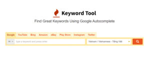 keyword tool trong lap ke hoach seo 1