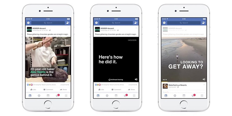 kích cỡ ảnh quảng cáo Facebook in-stream video ads