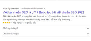 Sử dụng Schema Markup
