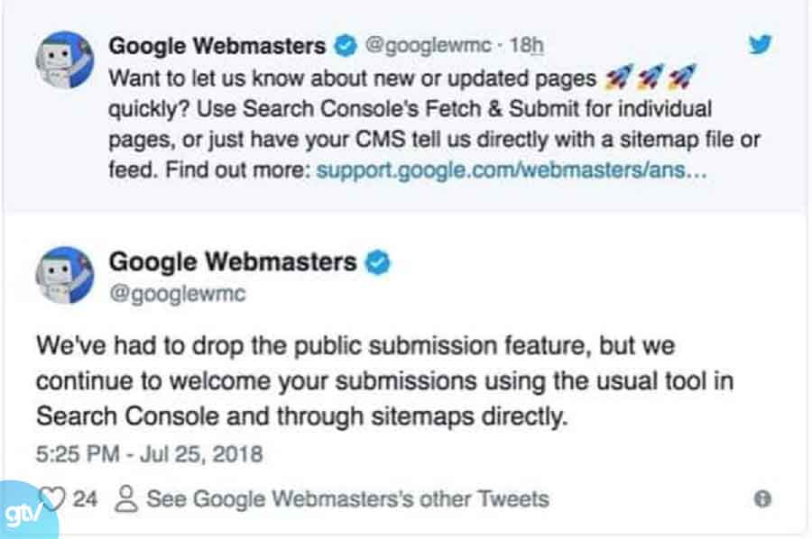 submit url google - khai bao google