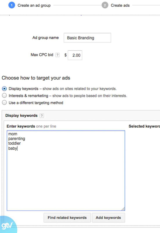từ khóa trong GDN, Truyền thông quảng cáo và tiếp thị