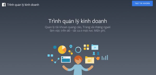 tạo tài khoản trên facebook business
