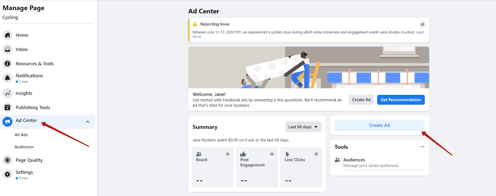 Tạo quảng cáo Facebook Marketing