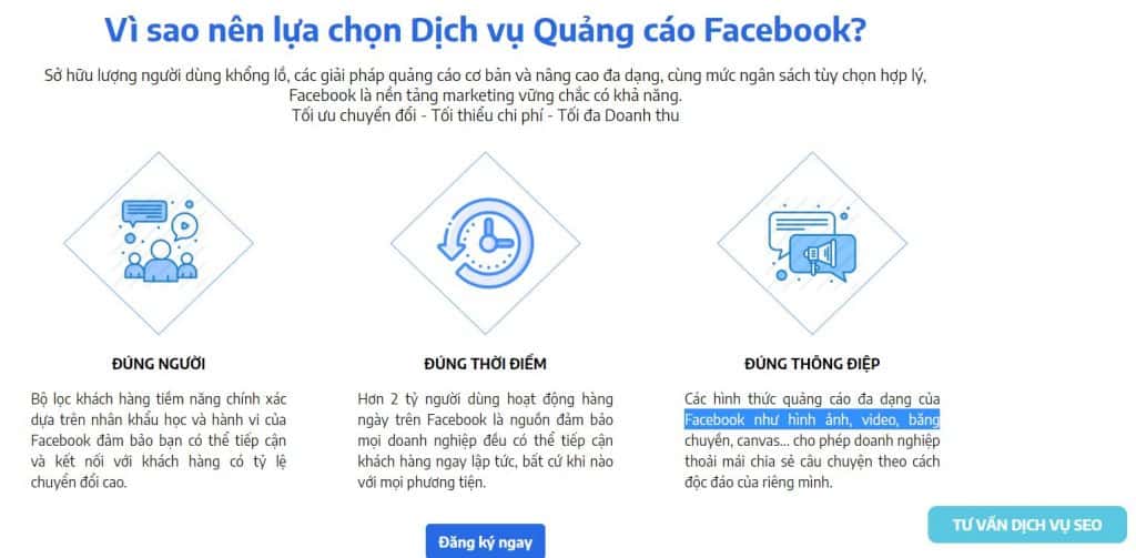 thuê quảng cáo facebook