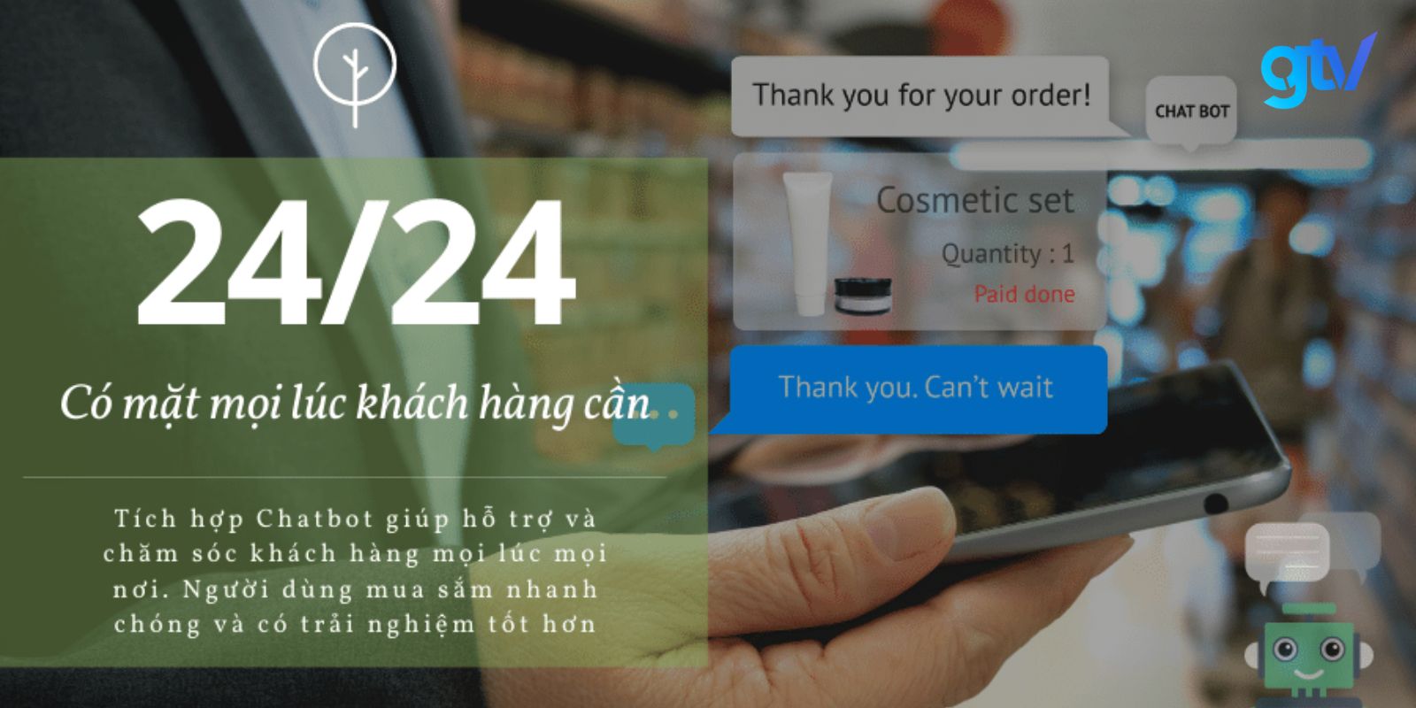 Live Chat hoặc Chatbot có thể mang đến trải nghiệm khách hàng tốt hơn.