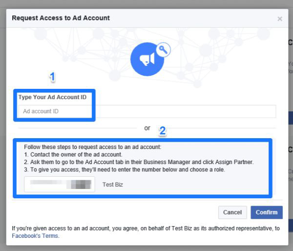 thực hiện các hướng dẫn mà facebook business yêu cầu
