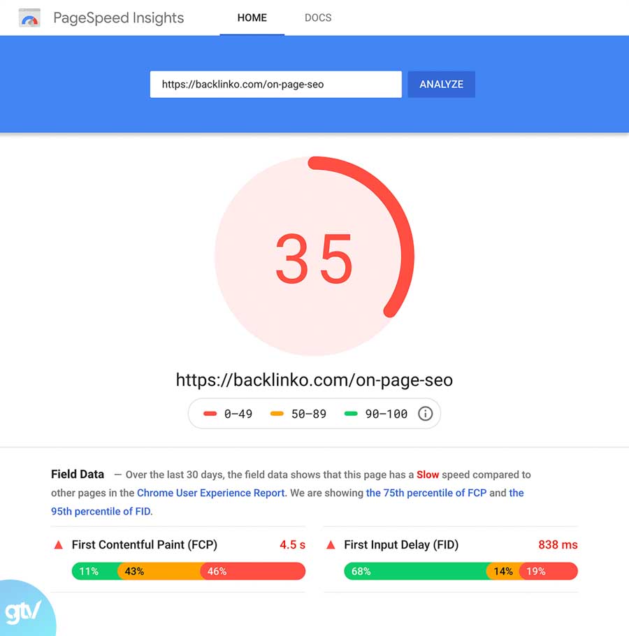 Thông tin chi tiết về tốc độ trang của Google - Điểm kém uu tien chat luong hinh anh noi dung hon pagespeed