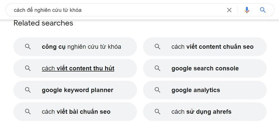 truy vấn tìm kiếm trên web google