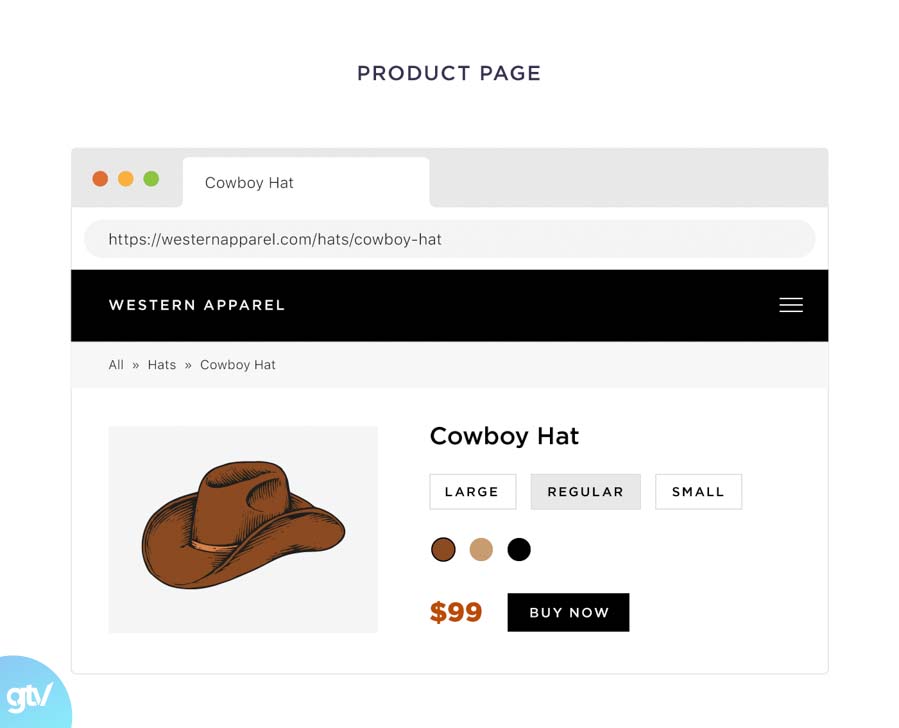 Trang sản phẩm website ecommerce ban mu