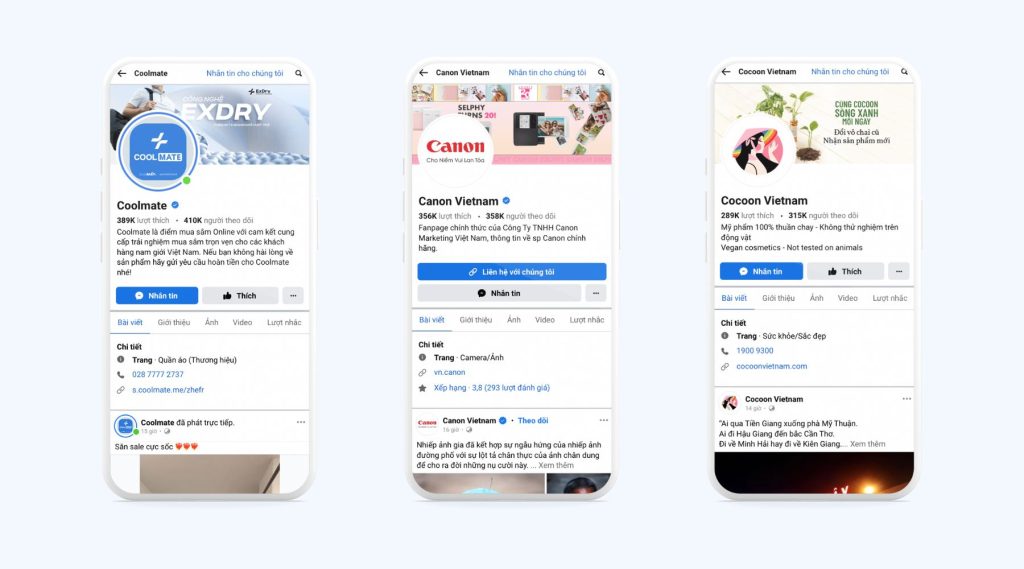 Ảnh Profile che mất nội dung ảnh bìa Facebook trên di động