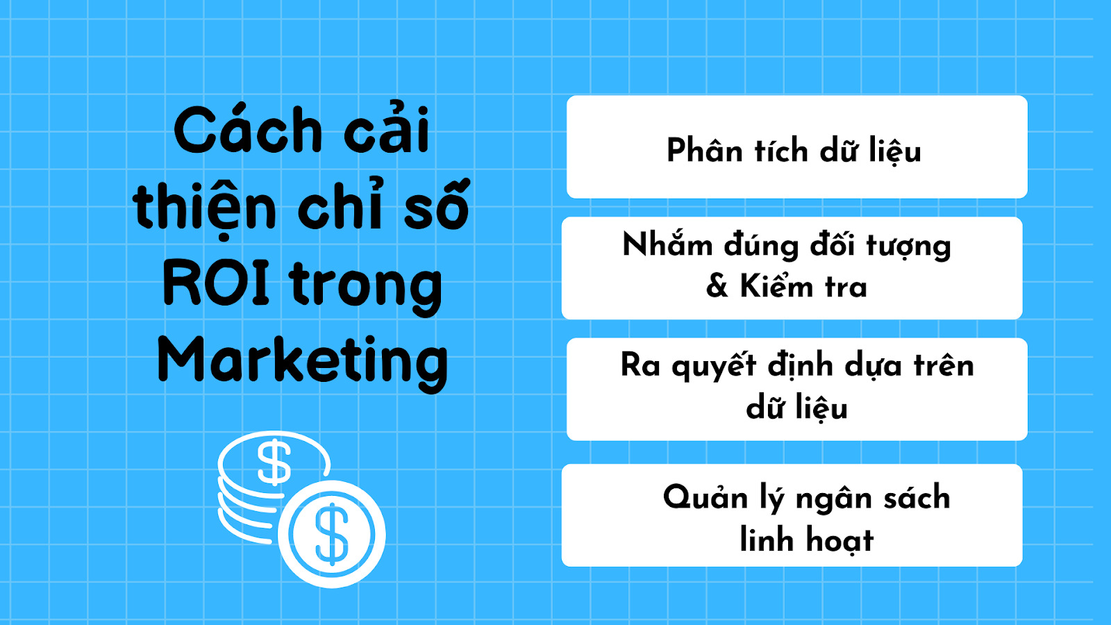4 cách cải thiện ROI trong Marketing