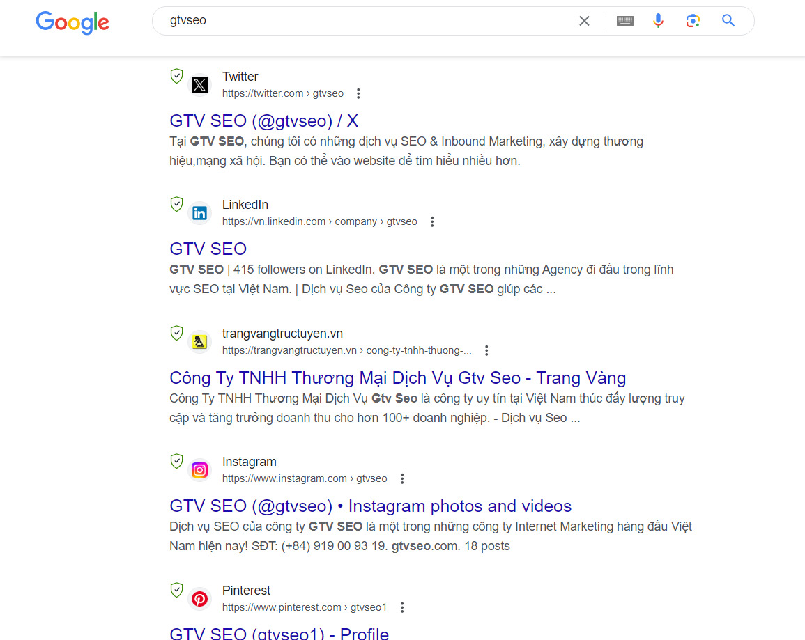 Một số social phổ biến mà GTV triển khai