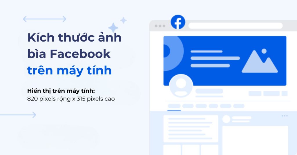 kích thước ảnh bìa facebook trên máy tính