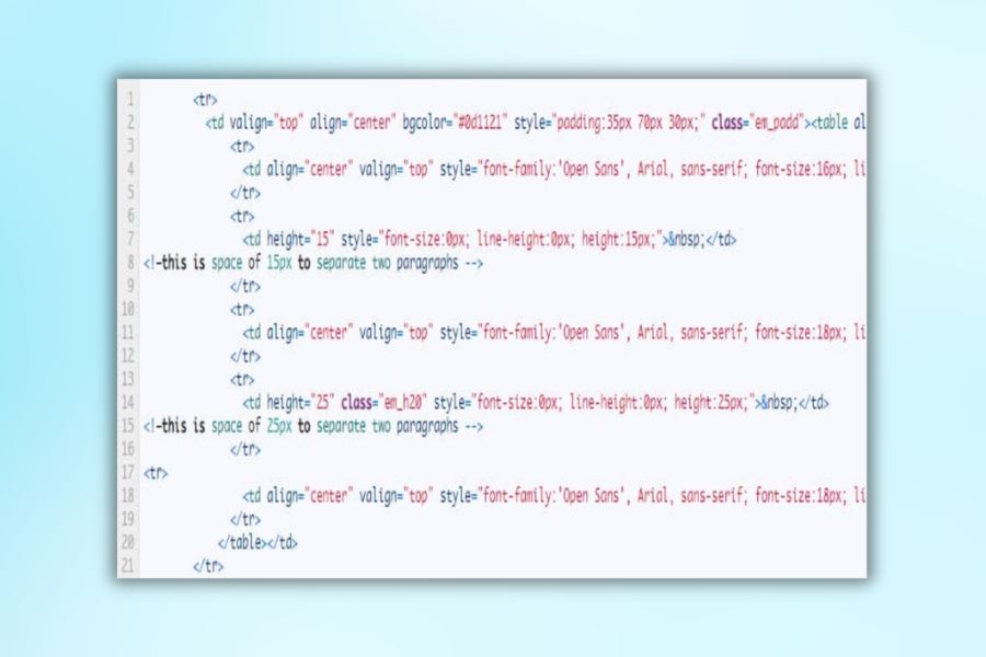 Code footer cho email của bạn
