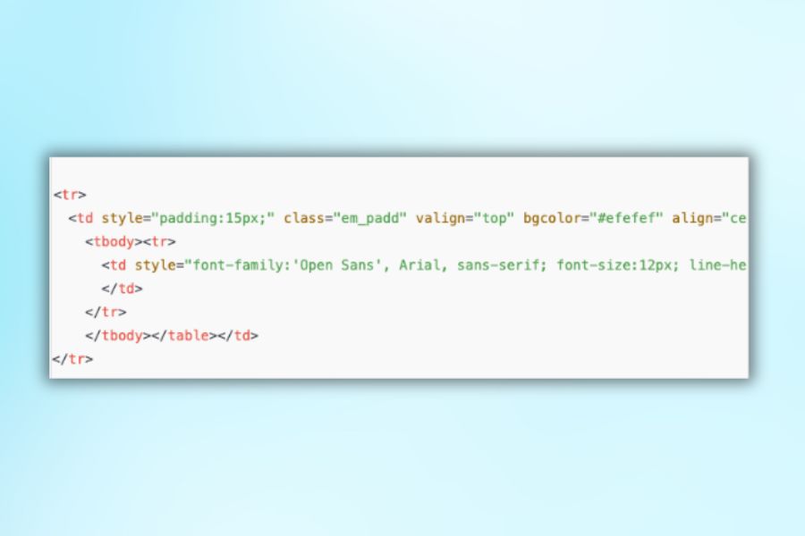 Chèn code thêm banner hình cho template email được viết bằng html
