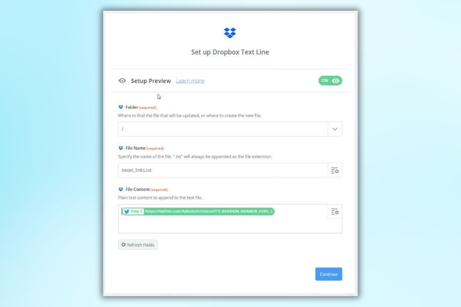 Hướng dẫn thêm chi tiết action