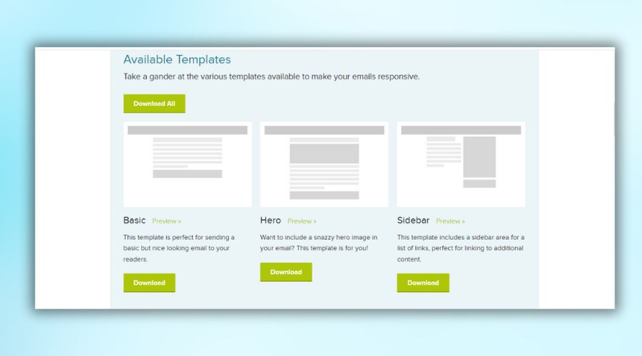 Mẫu playground from zurb miễn phí