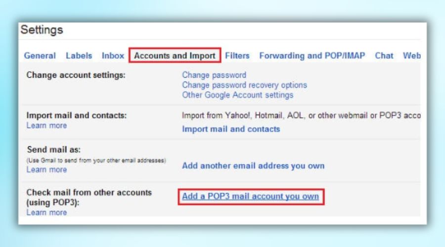 Nhận email với gmail
