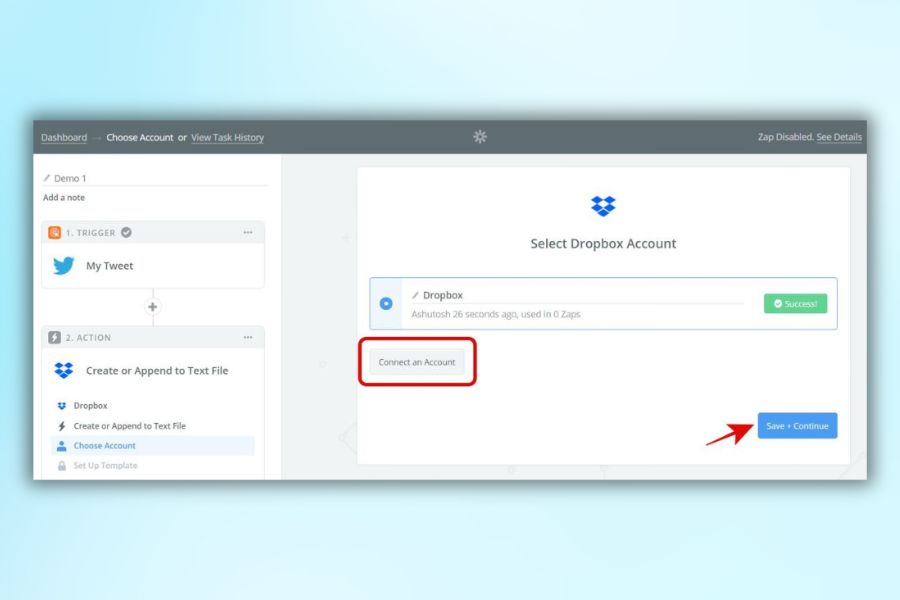 Tạo tài khoản mớ