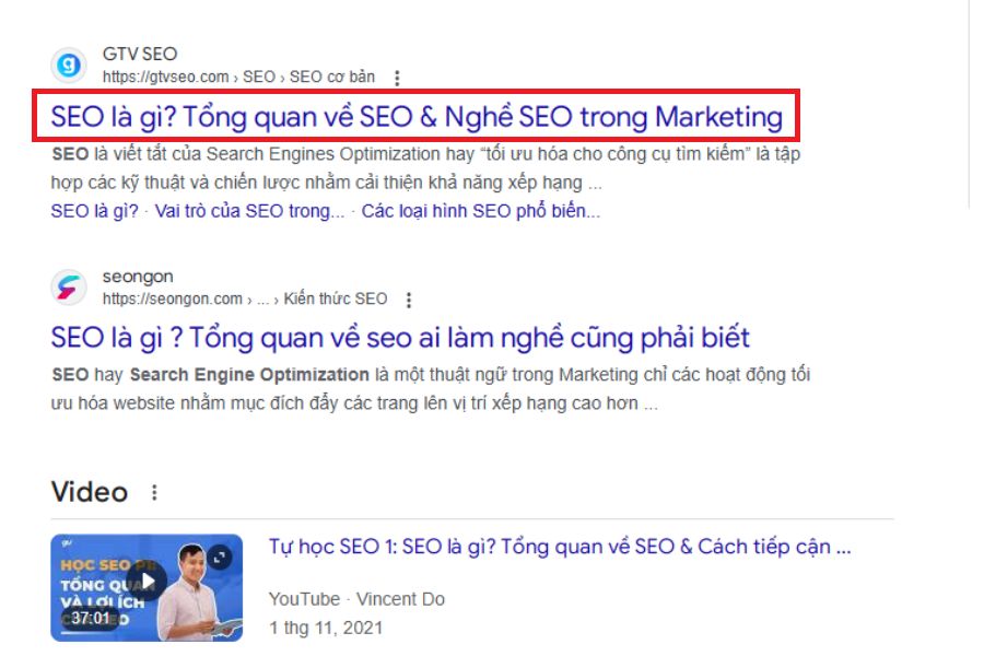 Tiêu đề không cần phải quá phức tạp