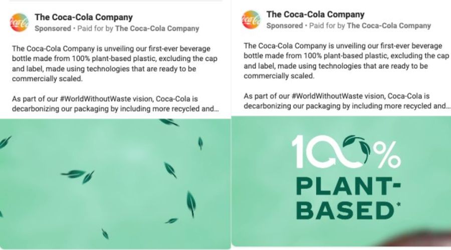 Ví dụ về thương hiệu Coca Cola với native advertising