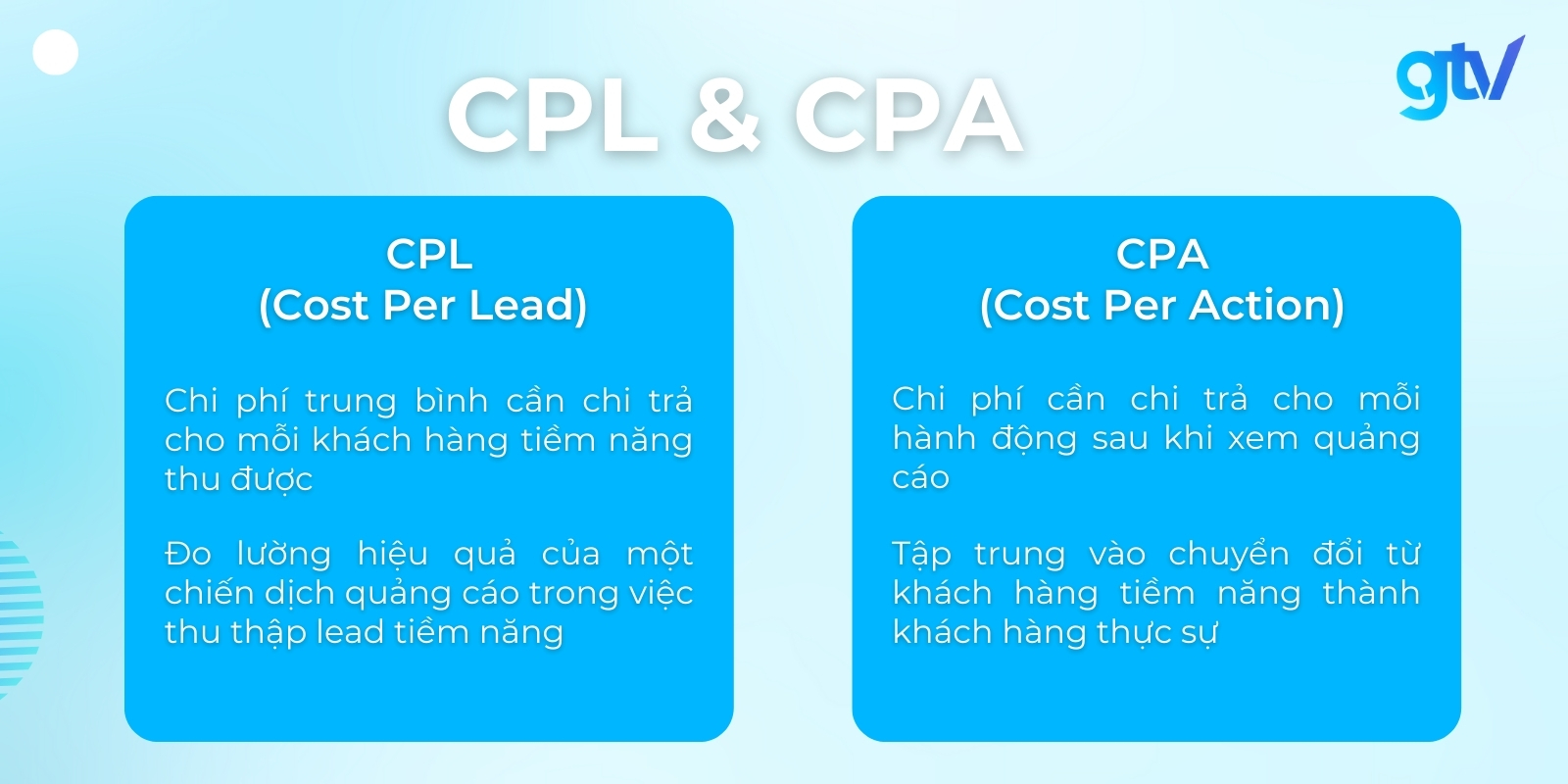 So sánh sự khác biệt giữa CPA và CPL