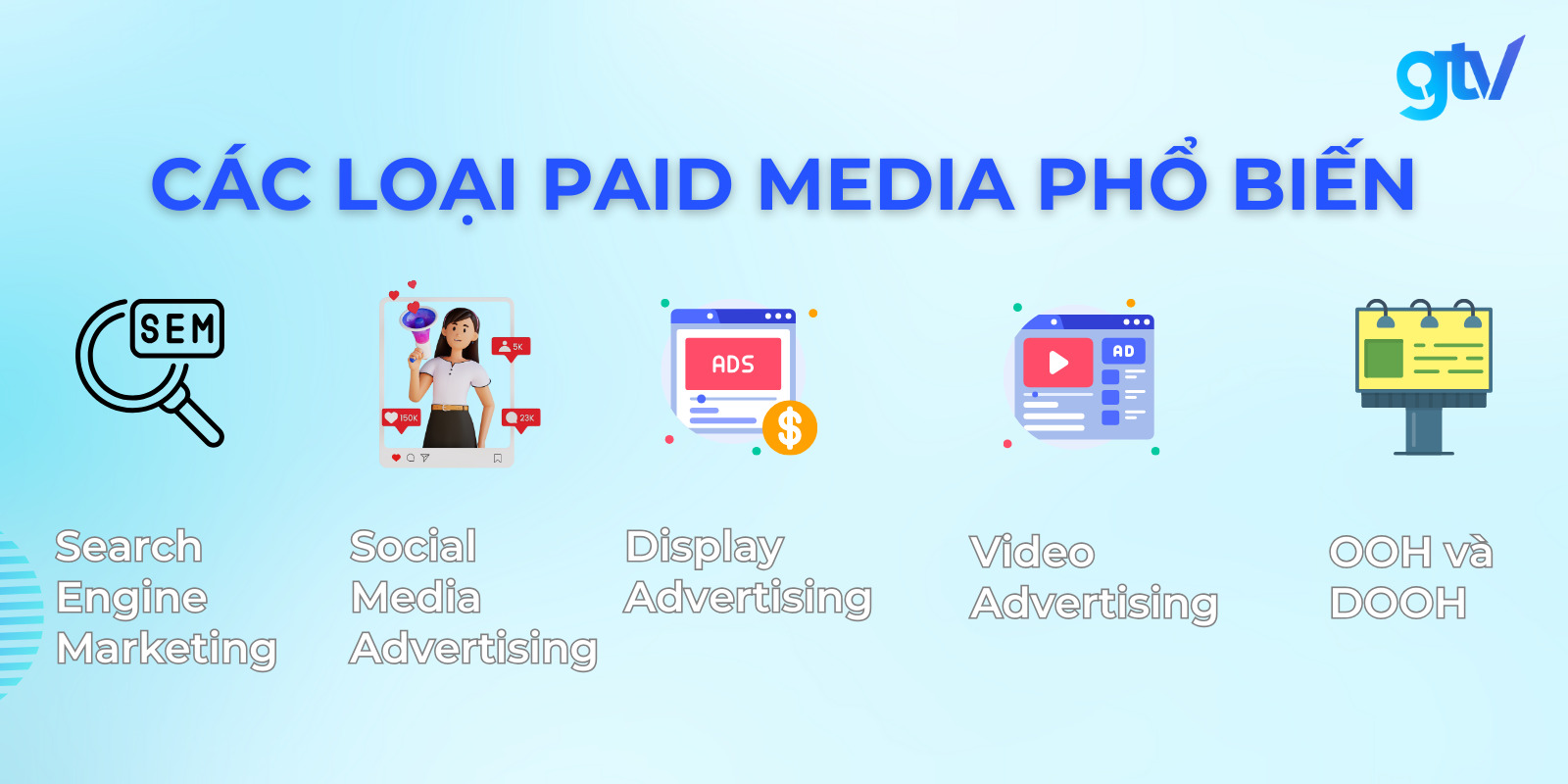 loại hình paid media