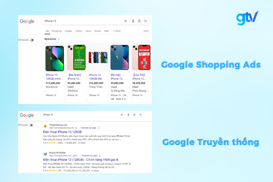 google shopping ads