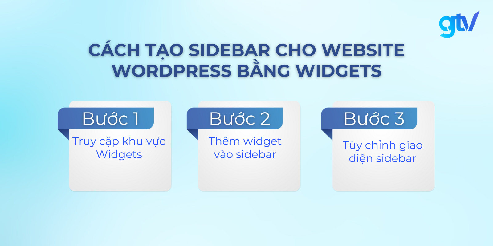 Cách tạo sidebar cho website 
